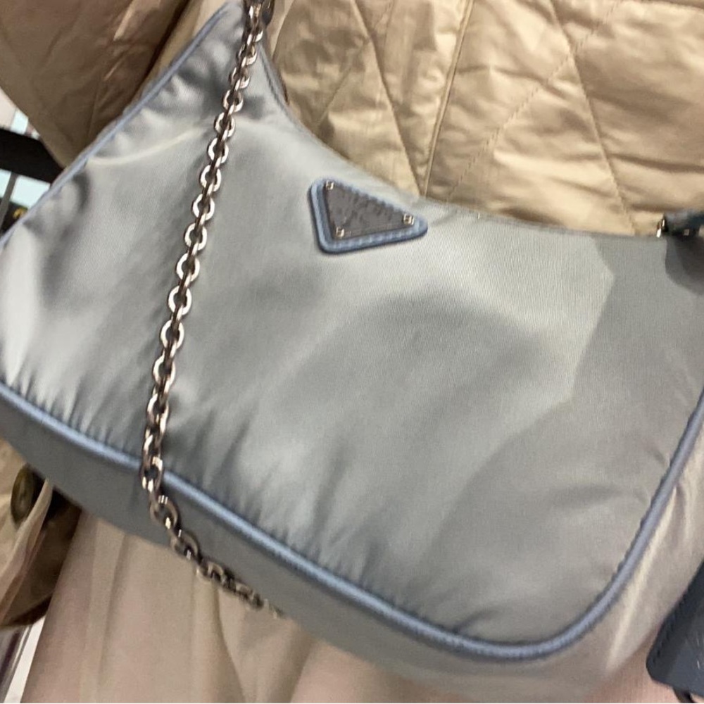 Prada blue re edition nylon bag